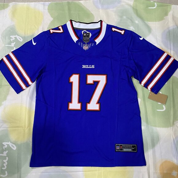 NFL Buffalo Bills Allen No. 17 Blue Jersey - Picture 1 of 8